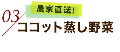 ココット蒸し野菜